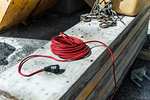 Brennenstuhl Baustellen-Verlängerungskabel (Outdoor 25m Kabel in rot, ölbeständig, für den ständigen Einsatz im Außenbereich IP44) [Prime]