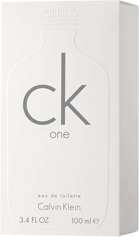 CALVIN KLEIN ck one Eau de Toilette, aromatisch-zitrischer Unisex-Duft für Frauen und Männer 100ml [Amazon Prime]