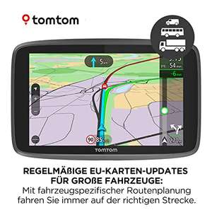TomTom Go Professional 520 Navigationssystem für große Fahrzeuge, Routenführung für Lkw, Reisebus, Transporter und Pkw