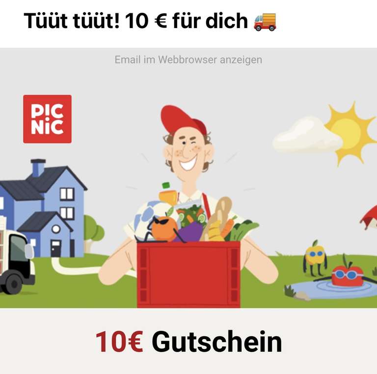 10€ PicNic Gutschein