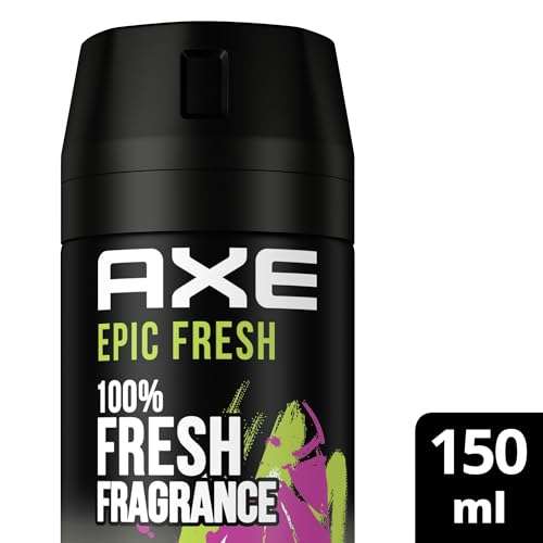 Axe Bodyspray Epic Fresh Deo ohne Aluminium sorgt 48 Stunden lang für effektiven Schutz 150 ml (1,93€ möglich) (Prime Spar-Abo)