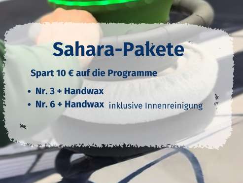 [Mr. Wash] Saharastaub Aktion - 10 € Rabatt auf Handwax bis 20.04.24