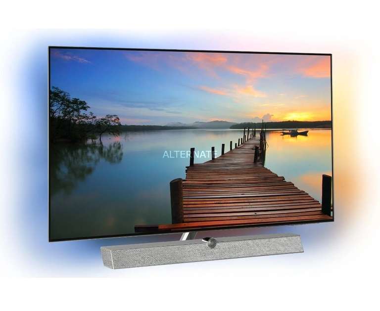 Philips 55OLED935/12, OLED-Fernseher (139 cm(55 Zoll), grau, UltraHD/4K, Triple Tuner, SmartTV)