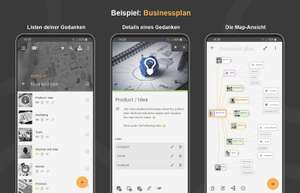 Mindz - Mindmap (Pro) | Mind Mapping App | Bewertung: 4,8 | Android | Die Windows / Desktop Version gibts für -25%