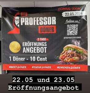 [Nürnberg] The Professor Döner 10 cent am 22.05/23.05.24