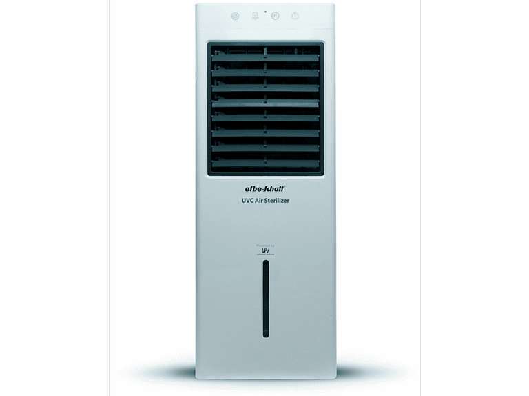 Efbe-Schott SC UV 900 Luftentkeimer mit UVC-Technologie, zert. Entkeimung zu 99,9999% Viren, 156 m3/h, Vier Aktivkohlefilter, 110 W, Weiß