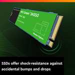 WD Green SN350 NVMe SSD Festplatte 2 TB, M.2 2280 (Schnelle NVMe-Leistung von bis zu 3.200 MB/s)