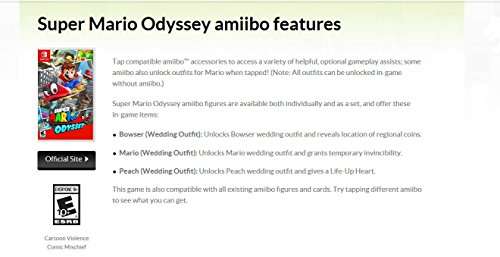 [Amazon.com] Mario Odyssey - Nintendo Switch - Digitaler Kauf - deutsche Texte - US eShop, Mario Kart 8 für $38