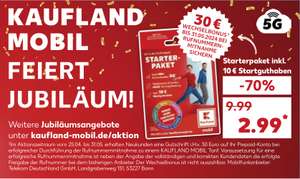 [Kaufland Mobil, Prepaid] 5 Monate Allnet-Flat +6 GB (12GB Neukunden) im Telekom-Netz für 4,95€ bei RNM |+ KOSTENLOSE SIM-Karte