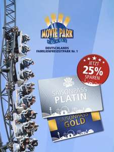 Moviepark: spare 25% auf die Jahreskarten