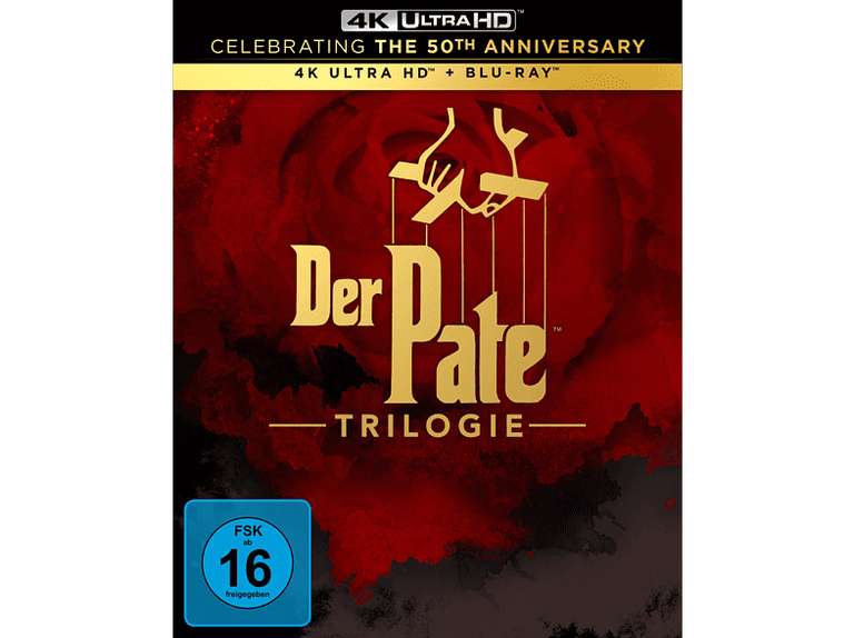 (Bestpreis) Der Pate Trilogie // 3-Movie Collection 4K Ultra HD Blu-ray + Blu-ray
