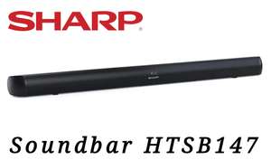 SHARP Soundbar HTSB147 - 150W USB, Bluetooth, HDMI, AUX-IN, 92 cm breite