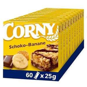[Prime Spar-Abo] 60x Müsliriegel Corny Classic Schoko-Banane oder Salted Caramel