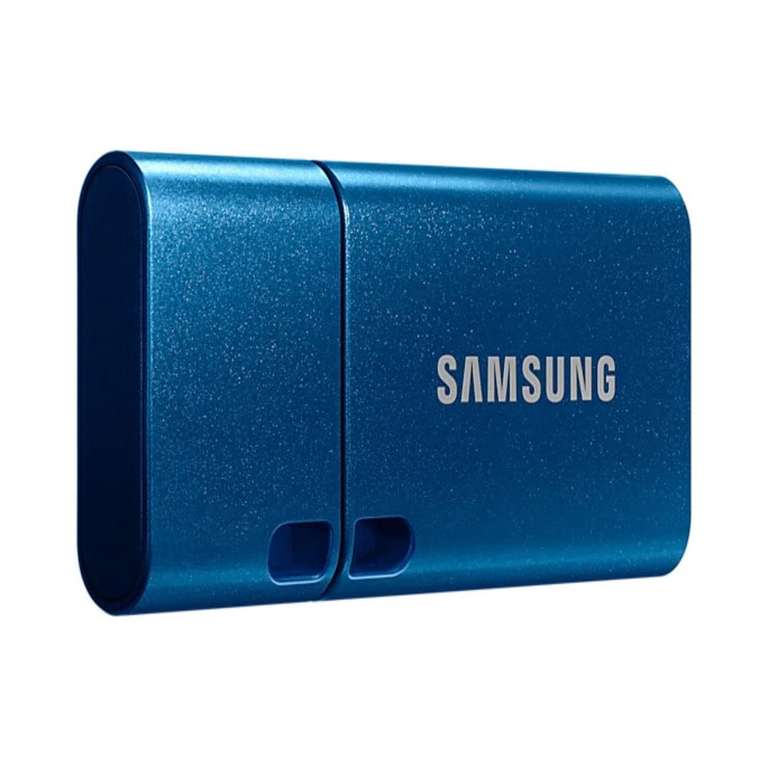 Samsung USB-Stick, USB-C, 128 GB, 400 MB/s Lesen, 60 MB/s Schreiben, USB 3.1 Flash Drive Notebooks, Blue, MUF-128DA/APC, gratis für PRIME