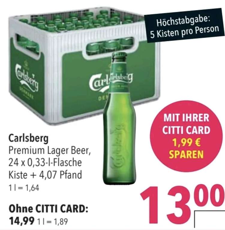 Lokal Citti Markt, Carlsberg Premium Lager