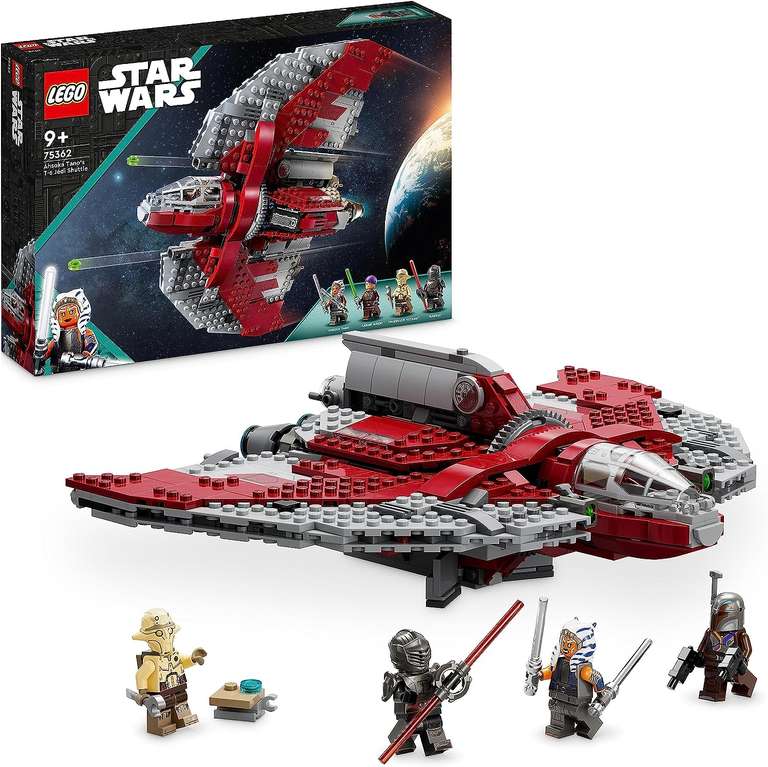 LEGO 75362 Star Wars: Ahsoka Tanos T-6 Jedi Shuttle Set, mit 4 Minifiguren inkl. Sabine Wren & Marrok (OTTO Lieferflat/Amazon)