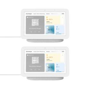 Google Nest Hub (2. Generation) 2er-Pack - Smarthome Display mit Sprachassistent