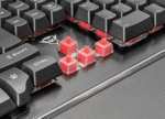 Trust Gaming GXT 860 Thura Halbmechanische LED-Tastatur DE Layout