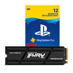 Kingston Fury Renegade SSD 4TB inkl. Heatsink & 12 Monaten PlayStation Plus Essential (PCIe 4.0 x4, M.2 2280, 7300/7000 MB/s, TLC, DRAM)