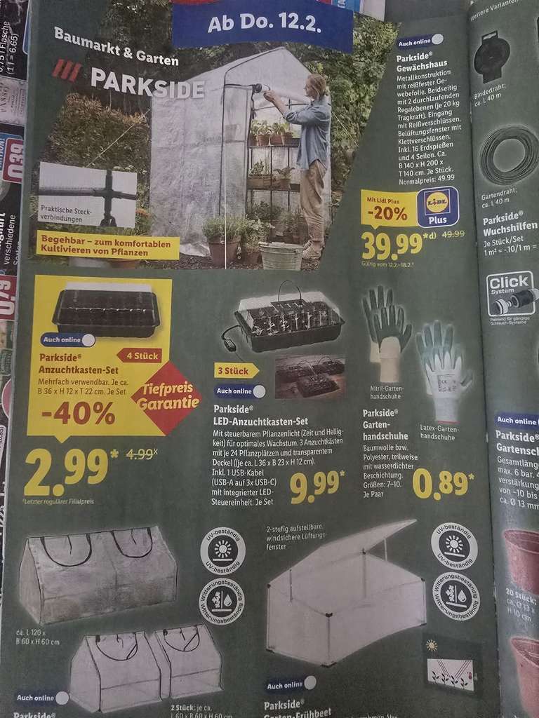 Parkside Gartenhandschuhe fr 0,89 bei Lidl  Top Qualitt! | mydealz