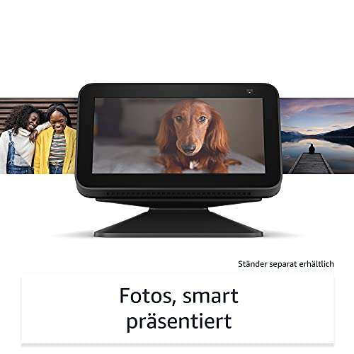[Prime] 2x Amazon Echo Show 5 (2. Generation, 2021) | Smart Display mit Alexa und 2-MP-Kamera | Anthrazit
