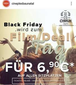 Kino Black Friday Deal im Cineplex Kassel und Cineplex Baunatal