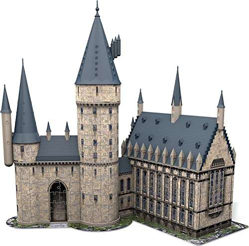 Ravensburger 3D Puzzle 11259 / Harry Potter Hogwarts Schloss - Die Große Halle / 540 Teile / Schwierigkeitsgrad 3 von 5 / ab 10 Jahre