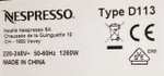 Nespresso Citiz D113 gratis beim Kauf von 35 Stangen Nespresso original Kapseln