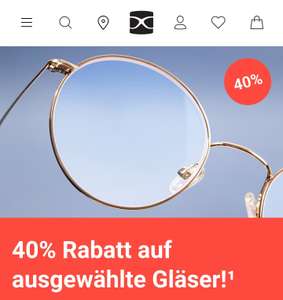 Mister Spex Brillengläser bis zu 40% reduziert