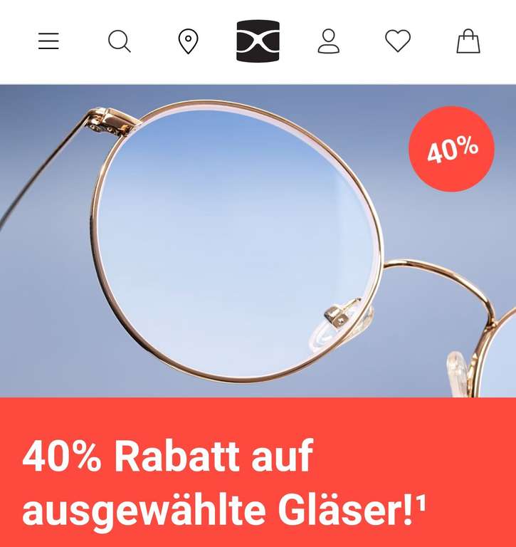 Mister Spex Brillengläser bis zu 40% reduziert