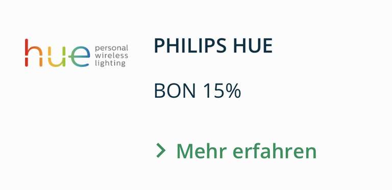Grenzgänger Schweiz - Trick: Philips Hue Aktion + Hornbach Dauertiefpreis = zum Teil Bestpreise (zB. Ensis für 196€, Xemento M für 110€)
