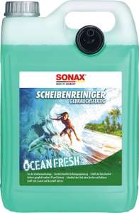 (Amazon/ Prime) SONAX ScheibenReiniger gebrauchsfertig Ocean-Fresh (5L) Reiniger für Scheiben- und Scheinwerferwaschanlage