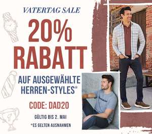 SKECHERS Vatertag-Sale: 20 % Rabatt auf ausgewählte Styles (Schuhe, Sandalen, Kleidung)