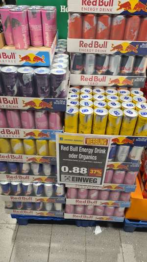 Red Bull Energy Drink oder Organics