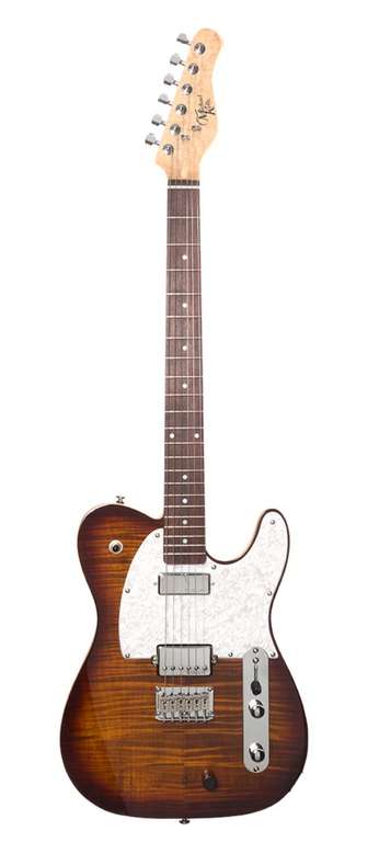 Michael Kelly Custom Collection 50 E-Gitarre, zwei Farben ab 408€ | Michael Kelly Hybrid 55 E-Gitarre, Tiger's Eye Burst für 895€