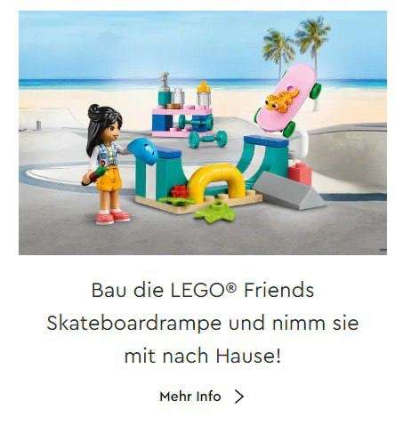 LEGO Friends Skateboardrampe bauen & kostenlos mitnehmen (Offline)