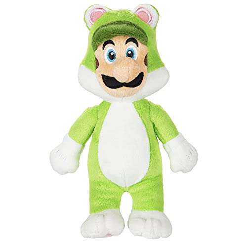 Nintendo Super Mario: Luigi im grünen Katzenkostüm Plüsch Figur, 18 cm für 9,87€ (Amazon.es)