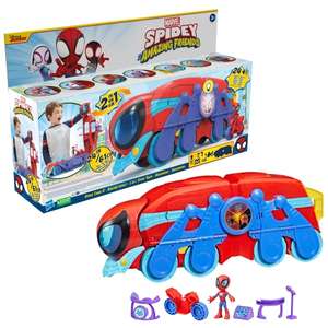 Marvel Spidey und seine Super-Freunde 2-in-1 Spider Raupe Set mit Licht und Sound