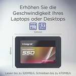 [Prime]Integral V Series 2 500GB SSD SATA III 2.5 Internal SSD, bis zu 520MB/S Lesen 470MB/S Schreiben