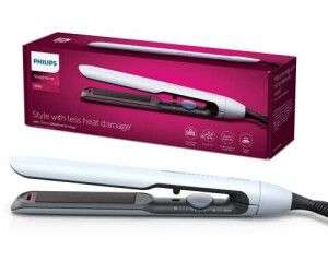 [Amazon] Philips Haarglätter der 5000er Serie mit ThermoShield Technologie, Weiß [Modell BHS520/00]
