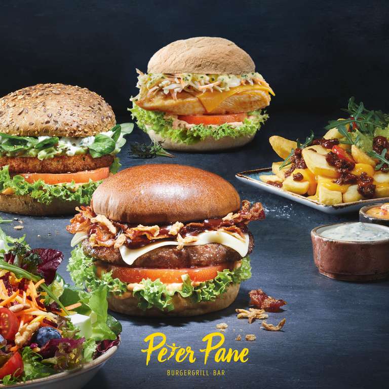 [o2 Priority] Peter Pane Menü geschenkt bei Kauf eines Burgers / Salates (täglich 12 - 17 Uhr)
