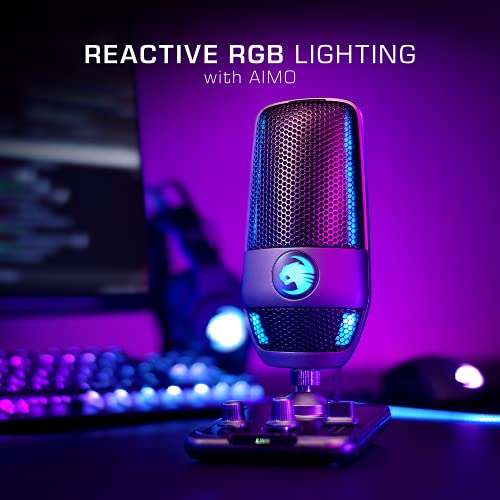 ROCCAT Torch Aimo RGB Gaming-Mikrofon in Studioqualität für 59,99€ (Amazon & ROCCAT)