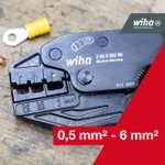 Wiha Crimpzange 33841 isolierte Kabelschuhe/Kontakte (0,5-6mm²) automatische Anpassung oder 33844 für Aderendhülsen (0,14-10 mm²) für 71,29€