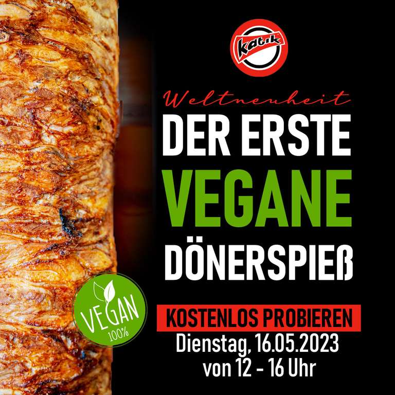[LOKAL Mannheim] GRATIS Veganer Döner Kostenlos Probieren bei Katik