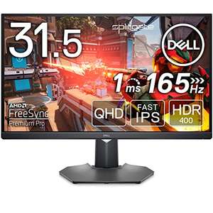 Dell G3223D 31.5 Zoll QHD (2560x1440) Gaming Monitor, 165Hz, Fast IPS, 1ms, AMD FreeSync Premium Pro, G-SYNC Kompatibel