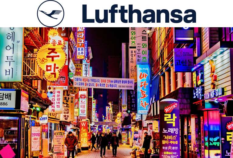 [Lufthansa & Finnair Business Class] Flüge Brüssel / FRA - Seoul (Südkorea) | Hin- & Rückflug | November - März 2023/24