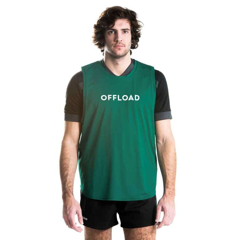 (Decathlon) (Rugby)-Leibchen R100 dunkelgrün (Gr. 2XL/3XL) für 0,99€