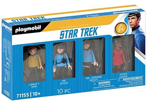 PLAYMOBIL Star Trek 71155 Figurenset, 4 Sammelfiguren für Star Trek-Fans und Kinder (Prime / MediaMarkt Abholung / Saturn Abholung)