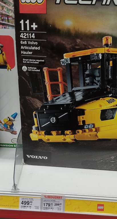 [Lokal Bad Oeynhausen] Müller: LEGO Technic - Knickgelenkter Volvo-Dumper (6x6) (42114) 179,00€