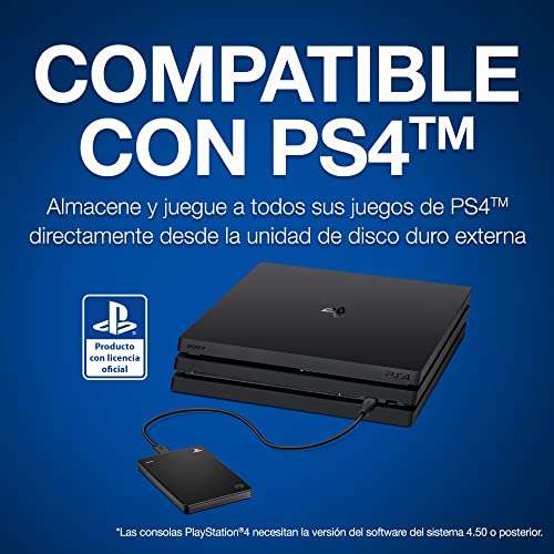 (Amazon.es) Seagate Game Drive für PS4 2 TB. USB 3.0